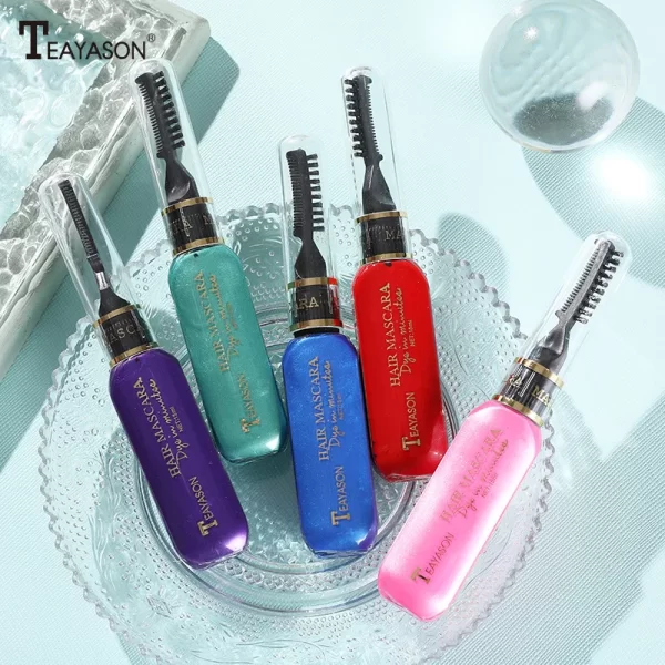 13 Colors Disposable Hair Dye Mascara Convenient Time-saving White Blue Dye Color Pick Dye Color Multi-color Makeup Cosmetics - Image 4
