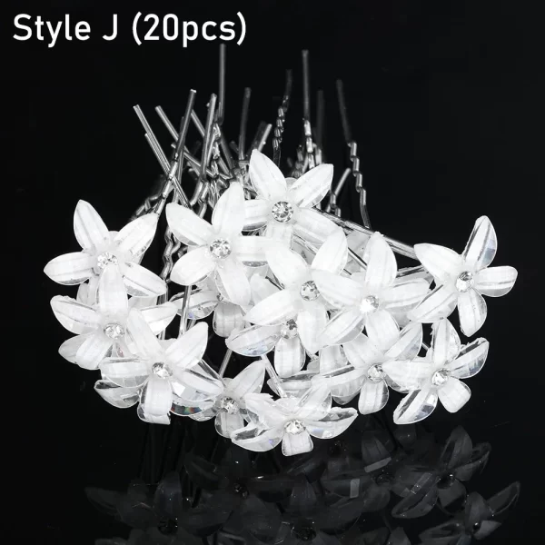 Silver Color Pearl Rhinestone Wedding Hair Combs Hair Accessories for Women Accessories Hair Ornaments Jewelry Bridal Headpiece - Image 26
