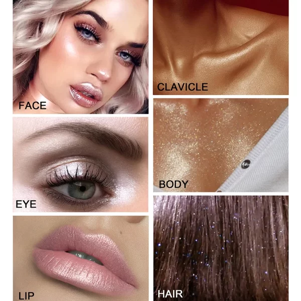 Highlighter Powder Blusher Mushroom Head Air Cushion Blush High Gloss Repair Cosmetics Soft Mist Cheek Rouge Face Contour Makeup - Image 4