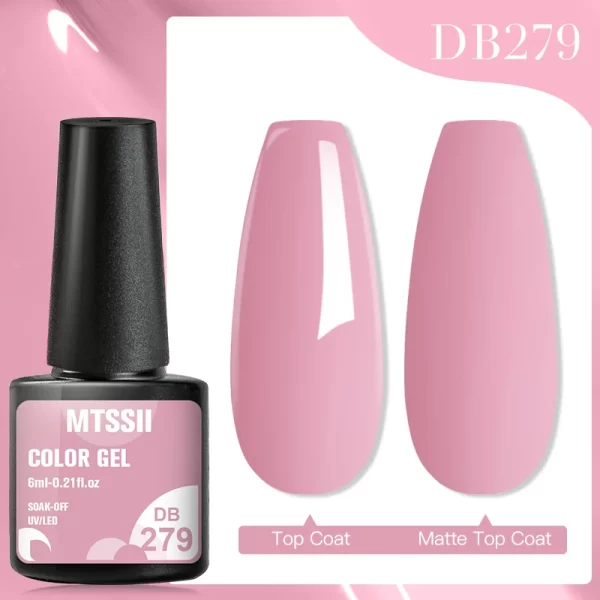 Mtssii 7ml No Wipe Top Base Coat Nail Gel polish Matte Top Coat  Enhancer Varnish Semi Permanent Soak Off UV LED Nail Art Tool - Image 105