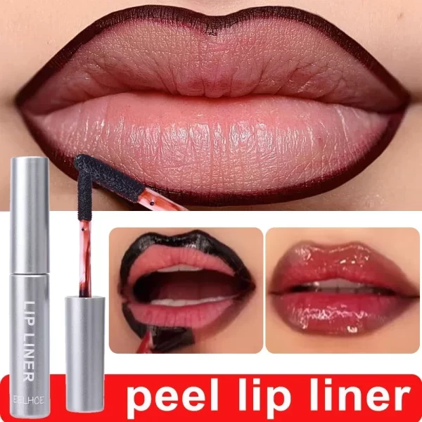 3 Color Peel Off Lip Liner Tattoo Lipgloss Waterproof Long Lasting Matte Lip Ink Lip Tint Sexy Red Brown Contour Lipliner Makeup - Image 3