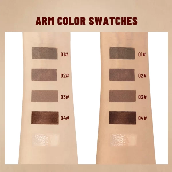 Double-head Eyebrow Styling Cream Waterproof 3D Eyebrow Tattoo Tint Transparent Setting Gel Wild Brow Pomade Quick-drying Makeup - Image 5