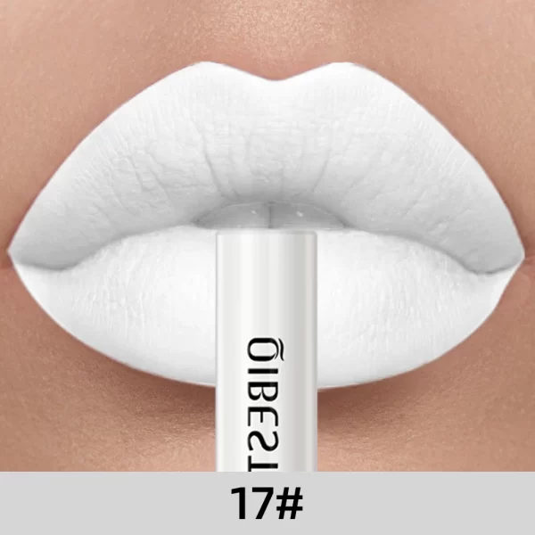 QIBEST Matte Liquid Lipstick Waterproof Long Lasting Velvet Mate Nude Red Lip Gloss Lint Tube Makeup Cosmetic Lipsticks Lipgloss - Image 18