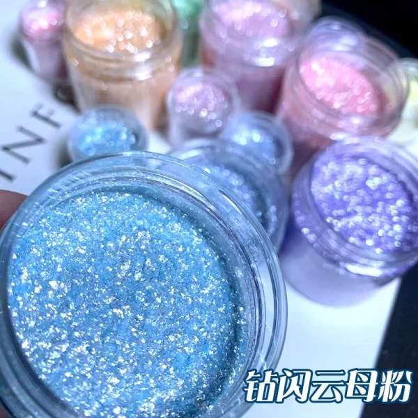 Opal Diamond Loose Highlighter Nail Powder Dust Chrome Pigment for Cosmetics Nail Art,Resin Craft,Soap,Candle,DIY Very Beautiful - Image 2