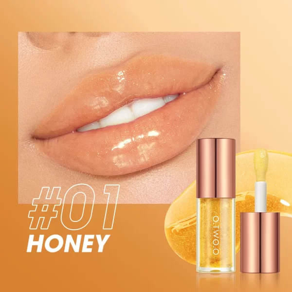 O.TWO.O Lip Oil Gloss Lip Plumper Makeup Moisturizing NonSticky Sexy Water Glossy Glitter Primer Tint Lip Balm Care Cosmetics - Image 7