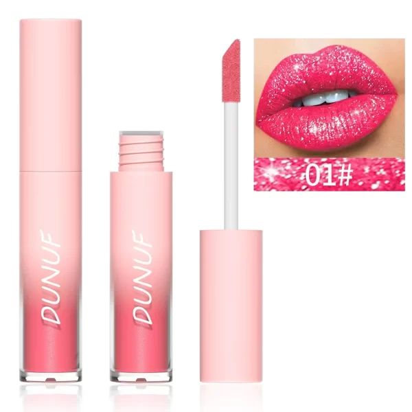 New Matte Glitter Liquid Lipstick Diamond Shiny Lip Gloss Waterproof LongLasting Pearl Lipgloss Women Lip Tint Makeup Maquillaje - Image 18