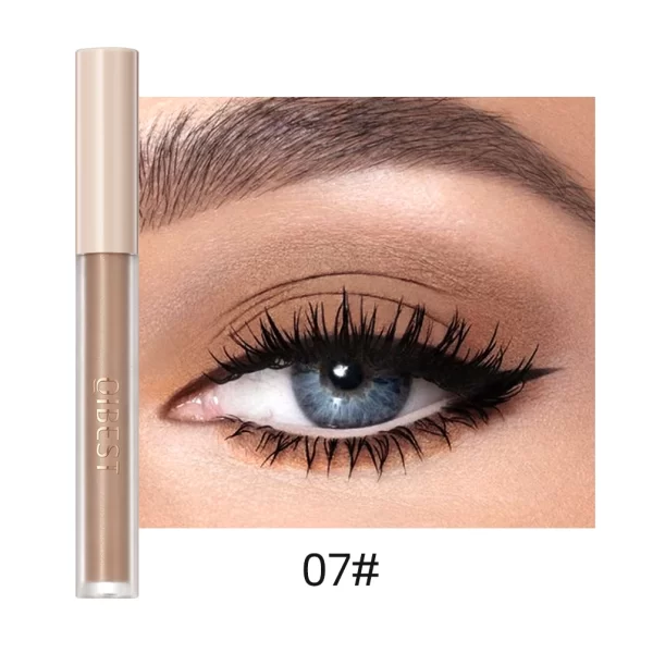 QIBEST High Quality Matte Liquid Eyeshadow Waterproof Long Lasting Eye Shadow Stick Contour Blush Shadow Cream Beauty MakeupTool - Image 16