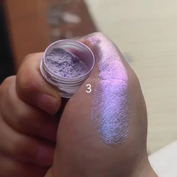 Chameleon Polarized Eyeshadow Powder Makeup Eyeshadow Polarized Chameleon Powder Ultra Thin Long Lasting Waterproof Eye Make Up - Image 5