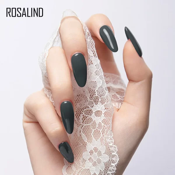 ROSALIND Colorful 15ml Poly Nail Gel Semi Permanent Acrylic Liquid Fast Extension Nail Gel Build Cured with UV/LED Lamp - Image 6