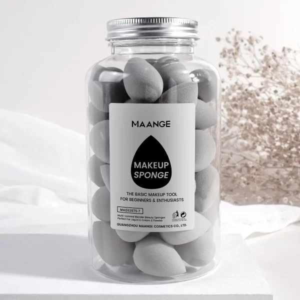 MAANGE 50pcs/Box Small Mini Beauty Blender Cosmetic Makeup Sponge for Face Water Air Cushion BB Cream Makeup Tools Sponge Egg - Image 8