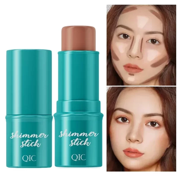 Matte Contour Stick Waterproof Trimming Bronzer Highlighter Shadow Contouring Blusher Pencil Cosmetics for Face Corrector Cream - Image 4