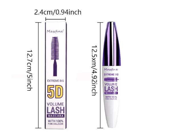 Mascara Long-lasting Waterproof Quick-dry Curl Long Eyelash White Shell 5d Mascara Eye Cosmetics - Image 5
