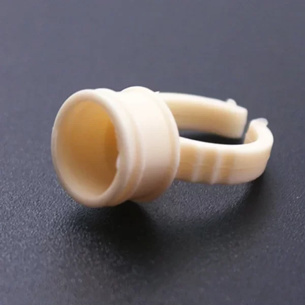100Pcs Silicone Tattoo Pigment Cup Holder For Permanent Eyelash Extension Makeup Tools micropigmentation accessories - Image 6