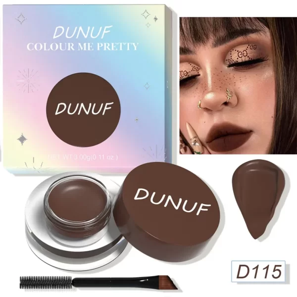 12 Colors Waterproof Eyeshadow Cream Long Lasting Eyeliner Matte Body Face Painting Pigment Eyebrow Tint Makeup with Brush - Image 16