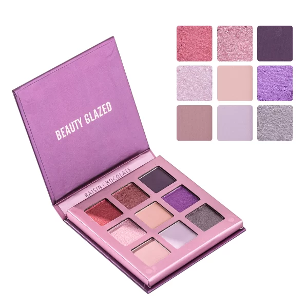 Beauty GLAZED Eyeshadow Palette 9 Color Shimmer Matte Longlasting Waterproof Palette Makeup - Image 8