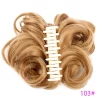 Women's Hair Bun Synthetic Bands Short Curly Chignon Hairpins Claw In Hairpieces for Fake False Hair Scrunchy Black Brown - Image 14