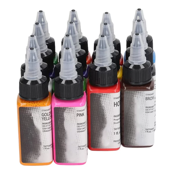 Professional 14 Color Tattoo Ink Set 30ml Bright for novice Practice - Image 5
