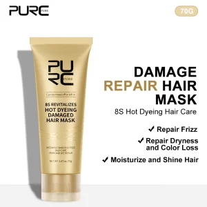 PURC Perm Dyeing Damage Hair Mask Keratin Frizz and Dry Smooth Cream Protein Essence Shiny Treatment Hair Care Salon Products