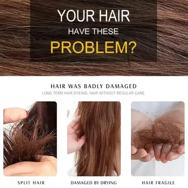 Magic Hair Vitamin Capsule Keratin Oil Fast Restore Hair Soft Smooth Shiny Deep Moisturizing Frizzy Dry Scalp Hair Repair Care - Image 5