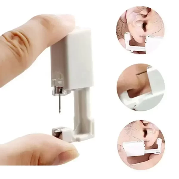 20pcs Safety Ear Piercing Gun Kit Disposable Disinfect Safety Earring Piercer Machine Studs Nose CLip Body Jewelry Piercing Tool - Image 4