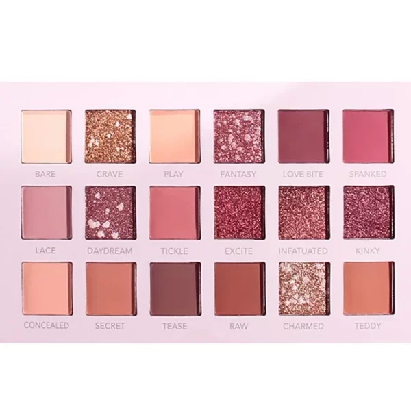 18 Colors Glitter Eyeshadow Palette With Makeup Mirror Pearlescent Matte Shimmer Pigment Nude Long Lasting Eye Shadow Makeup - Image 3