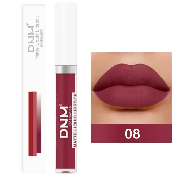 18 Colors Matte Velvet Lip Glaze Waterproof Long-Lasting Not Easy To Fade Lip Gloss Lipstick Waterproof Makeup Cosmetic Tool - Image 23