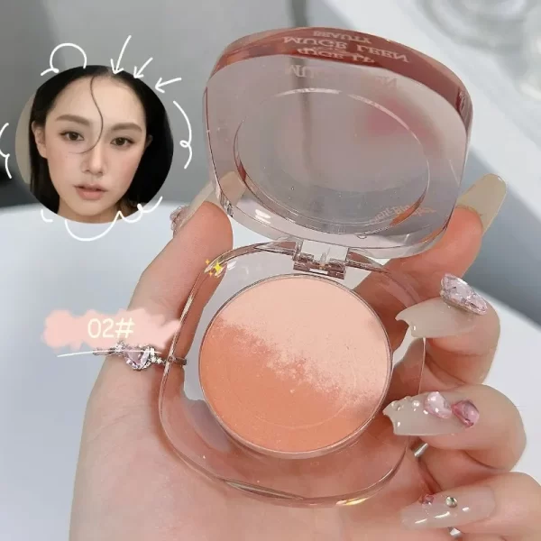 Peach Pink Blusher Matte Purple Cheek Tint Blush Makeup Lasting Brighten Facial Silky Smoothness Rouge Powder Palette Cosmetics - Image 15