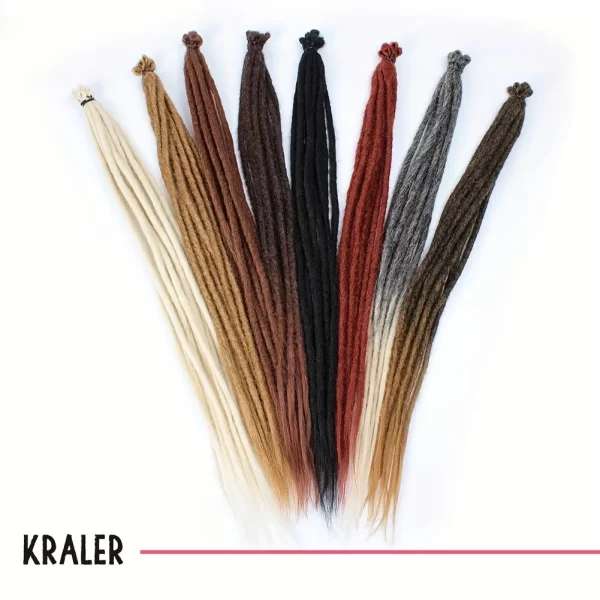 24Inch Dreadlock Extensions Synthetic Loc Extensions 0.6CM 100% Full Head Handmade Permanent Dreadlocks Extension for Men/Women - Image 6