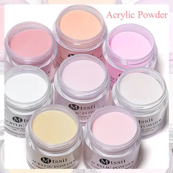 Nail Crystal Powder Kit Acrylic Liquid With Brush Pink White Acrylics For Nails Extension Carving Professional nail equipment - Image 6