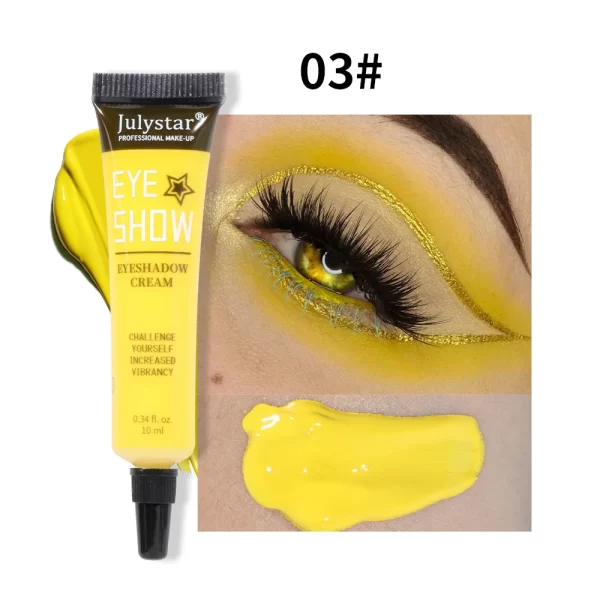 Julystar Colorful Waterproof Liquid Colored Eye Makeup Matte eye shadow Cream - Image 11