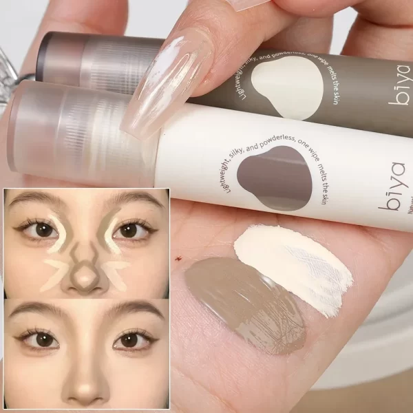 Face Brighten Liquid Bronzer Contouring Makeup Waterproof Nose Shadow Contour Lasting Natural Concealer Highlighter Cosmetics - Image 4