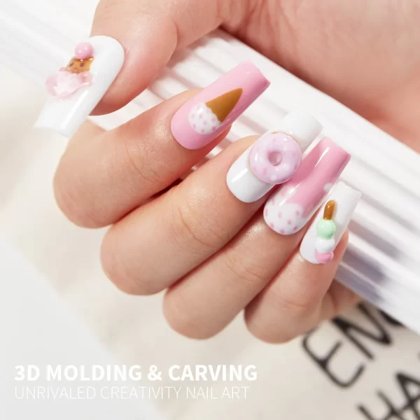 AWStorG 15G 4 In 1 Solid Nail Glue Gel Transparent UV LED Function Gel Nail Art Varnish For Manicure Extend - Image 7