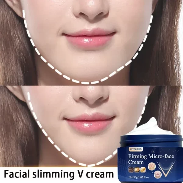 Hot V-Shape Slimming Cream Removal Double Chin Firming Tighten Mandibular line Slimming Masseter Face Muscle Fat Burning Cream - Image 6