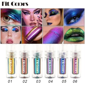 Aurora Metallic Eyeshadow Powder Pigment Aurora Multi Chrome Liquid Eye Shadow Stick High Light Chameleon Eyeshadow Makeup