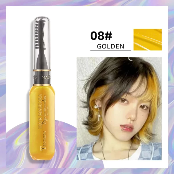 13 Colors Disposable Hair Dye Mascara Convenient Time-saving White Blue Dye Color Pick Dye Color Multi-color Makeup Cosmetics - Image 10