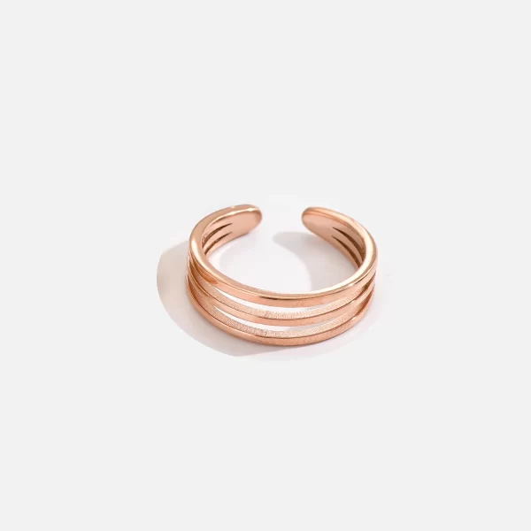 3Pcs Stainless Steel Simple Foot Ring Adjustable Opening Toe Ring for Women Girl Man Summer Beach Vacation Jewelry Finger Ring - Image 9
