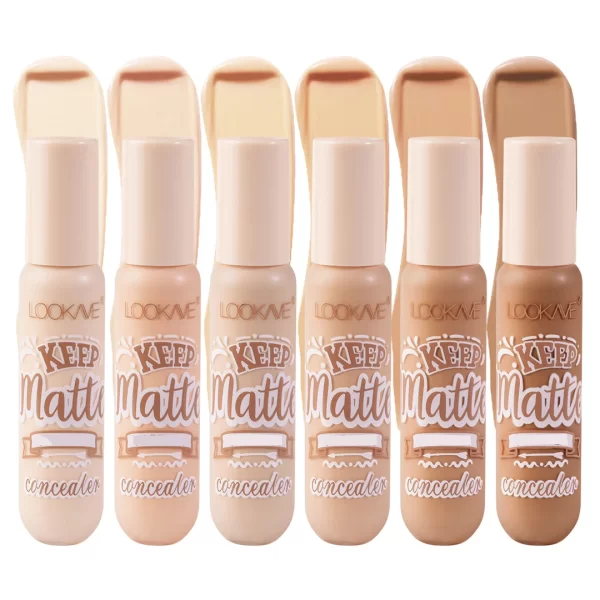 Liquid Concealer Stick Foundation Cream 6 Color Moisturizing Full Coverage Acne Dark Circle Natural Matte Concealer Cream Makeup - Image 2
