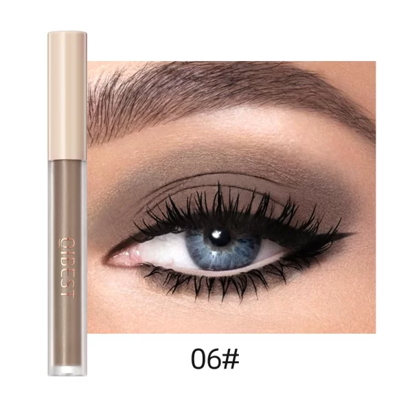 QIBEST High Quality Matte Liquid Eyeshadow Waterproof Long Lasting Eye Shadow Stick Contour Blush Shadow Cream Beauty MakeupTool - Image 17