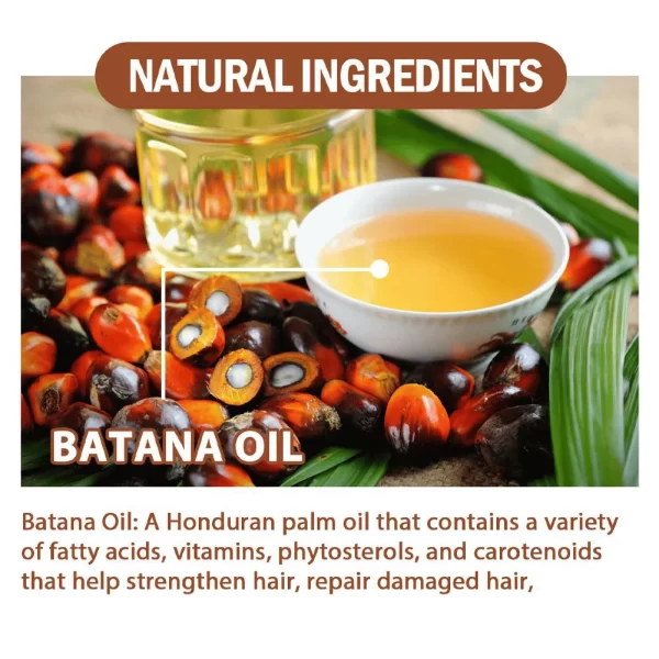 Batana Oil Hair Conditioner Nourishing moisturizing Repairing Strengthens Roots Smoothing Hair Conditioner Hair Care for women - Image 3
