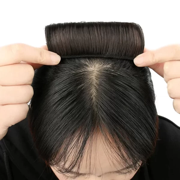 1pc Invisible Fluffy Hair Pad for Women Cushion Stable Comfortable High Temperature Fiber Insert Comb Hair Styling Tools Coffee - Image 4