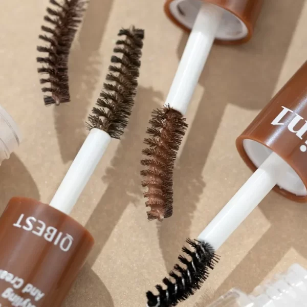 2 in 1 Brow Styling and Eyebrow Dye Cream Lasting Waterproof Sweat Proof Natural Stereoscopic Liquid Eyebrow Styling Gel Makeup - Image 5