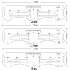 Reusable Eyebrow Stencil Set Soft Ruler Brow Definer Eye Brow Drawing Guide Styling Shaping Grooming Template Card Makeup Tools - Image 6