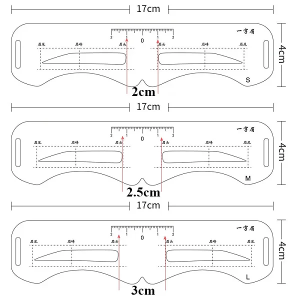 Reusable Eyebrow Stencil Set Soft Ruler Brow Definer Eye Brow Drawing Guide Styling Shaping Grooming Template Card Makeup Tools - Image 6