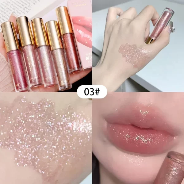 Waterproof Mirror Pearl Lip Gloss Lasting Moisturizing Liquid Lipstick Shine Glitter Diamond Lip Gloss Women Makeup Cosmetics - Image 15