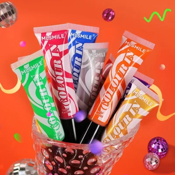 Washable Temporary Colorful Hair Dye Natural Hair Coloring Highlight Mascara Stick Disposable One-time Instantly Conceals Hair - Image 2