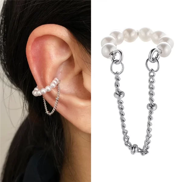Punk Ear Clip Earrings For Women Jewelry Ear Cuffs Without Hole Fake Piercing Earring Earcuff C-shape Clip On Earrings Brincos - Image 32