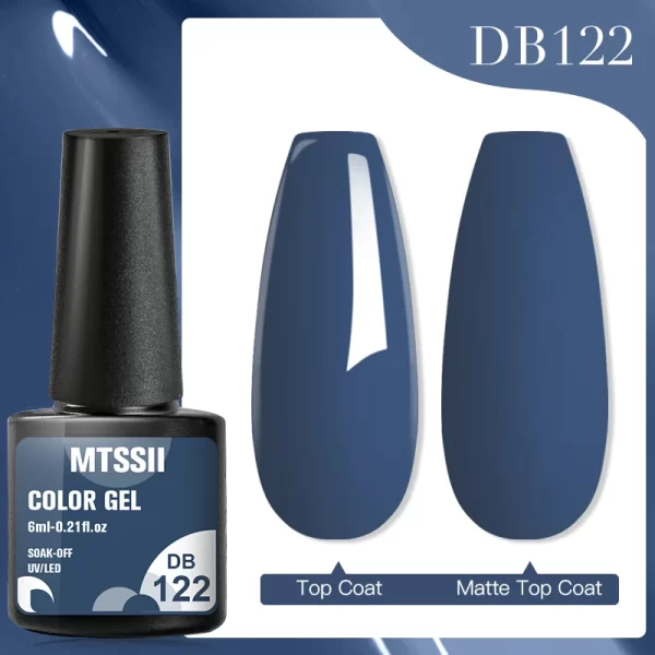 Mtssii 7ml No Wipe Top Base Coat Nail Gel polish Matte Top Coat  Enhancer Varnish Semi Permanent Soak Off UV LED Nail Art Tool - Image 67