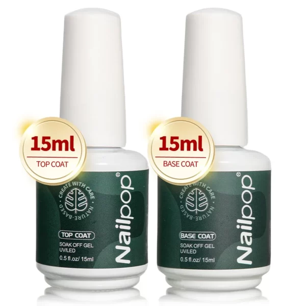 Nailpop Solid Nail Patch Gel Easy Stick Gummy Adhesive Bond UV Glue For American Pose Capsule Tips Strong Adehesion 10ml - Image 9