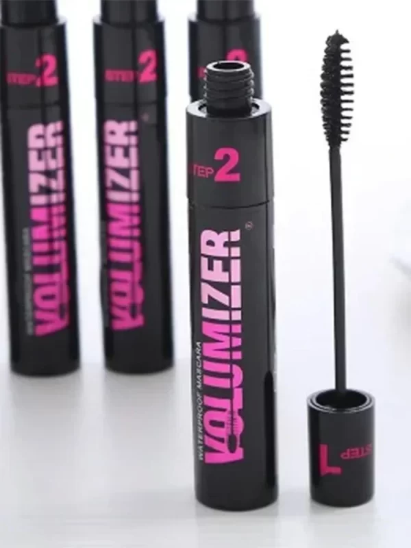 2 In1 Double Purpose Mascara Waterproof Sweatproof Curling Brushes Makeup Eye Fiber Mascara Eyelash Eyelashes Black Make Up - Image 6