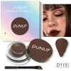 Waterproof and Durable Matte Eye Shadow Eyeliner Cream 12 Color Eyebrow Dye Cream Multi-function Facial Paint Cream Makeup - Image 12